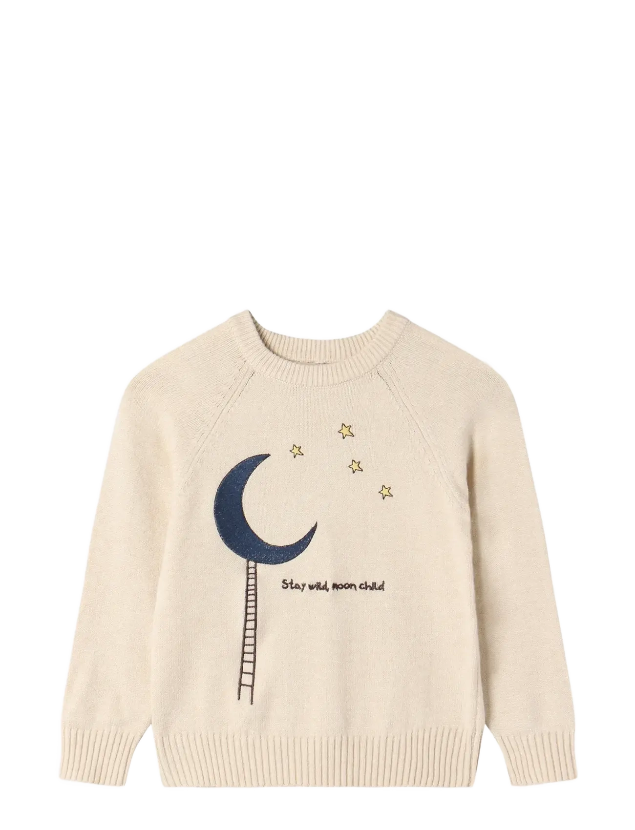 Fliink Benna Moon Pullover, 9 M, Cream, Strik > Pullovere, Børn