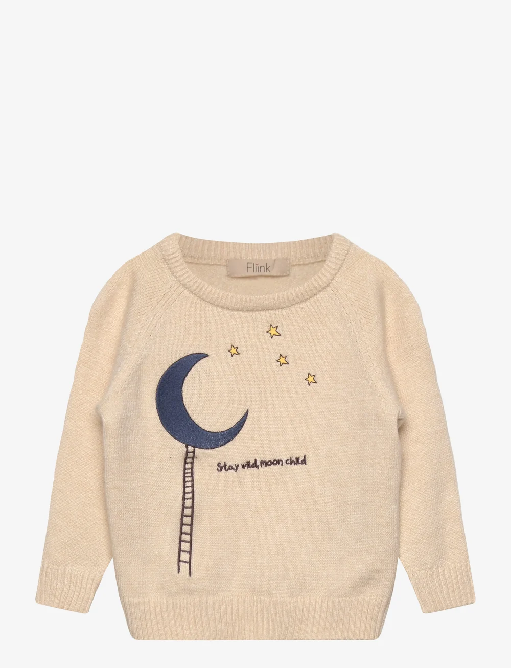 Fliink - BENNA MOON PULLOVER - stickade tröjor - sandshell - 0