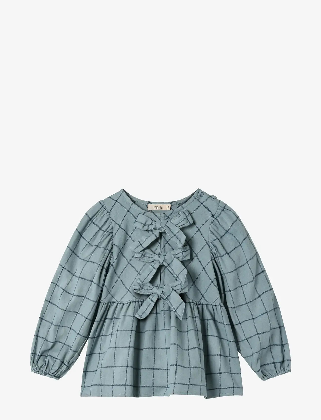 Fliink - CODY CHECK BLOUSE - blusen & tuniken - slate - 0