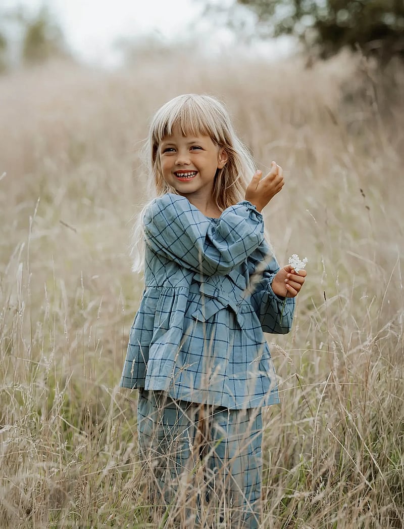 Fliink - CODY CHECK BLOUSE - blusar & tunikor - slate - 4