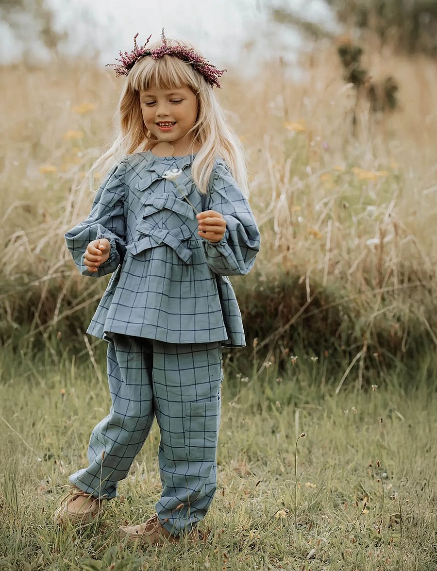 Fliink - CODY CHECK BLOUSE - bluzki i tuniki - slate - 5