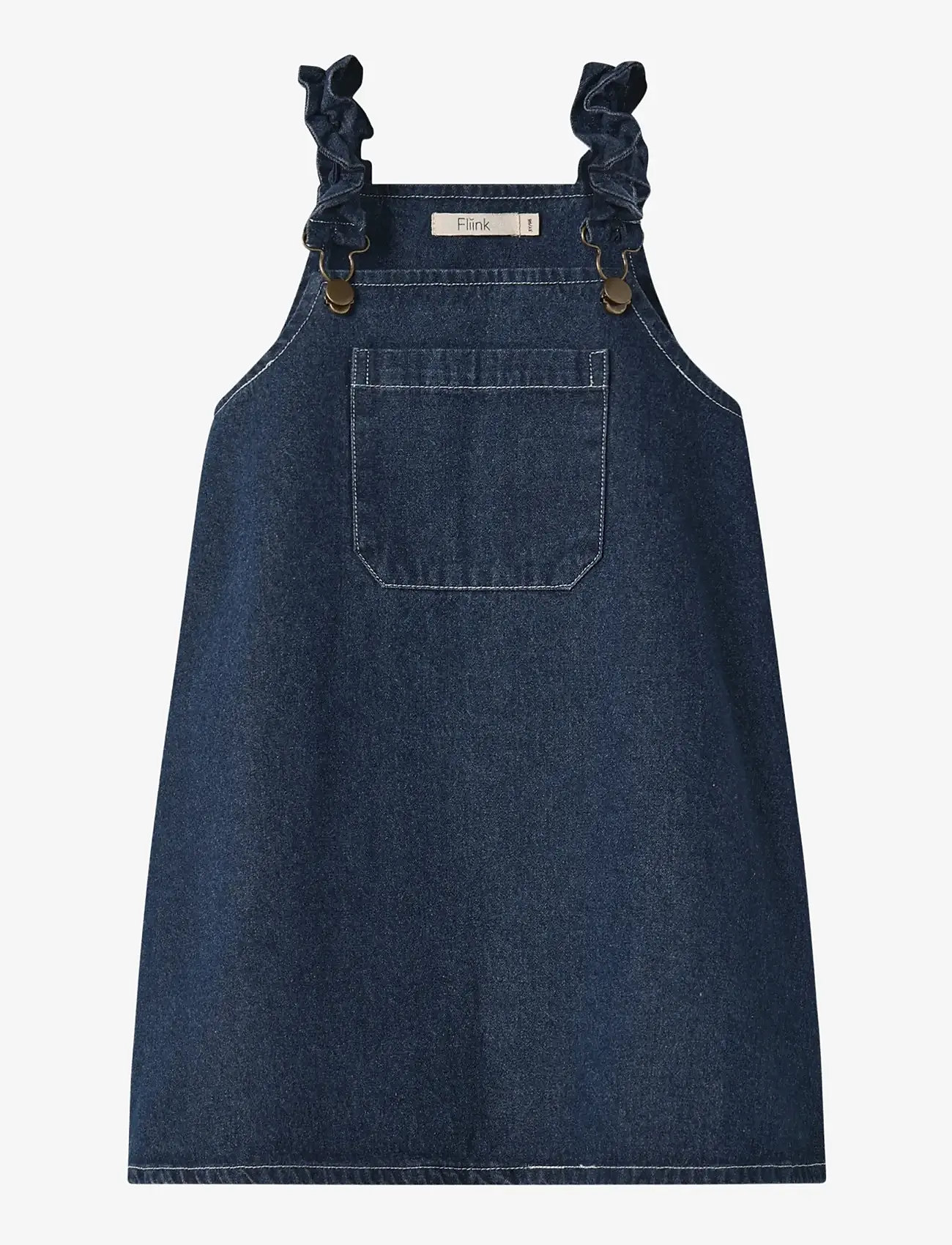 Fliink - DON DENIM OVERALLDRESS - latzkleid - blue - 1