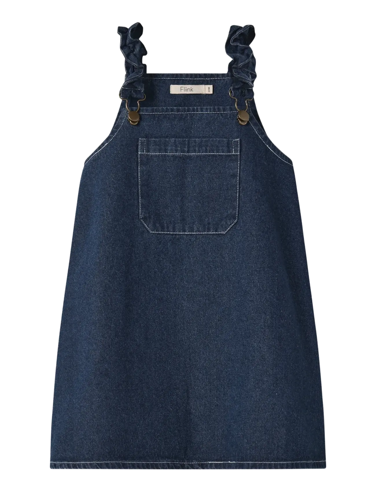 Fliink DON DENIM OVERALLDRESS - Dungaree dresses - BLUE / navy