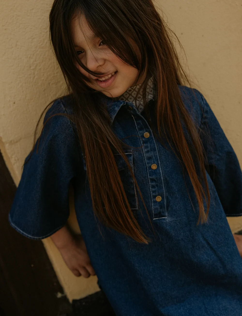 Fliink - DON DENIM SS DRESS - Ärmlösa vardagsklänningar - dark denim blue - 3