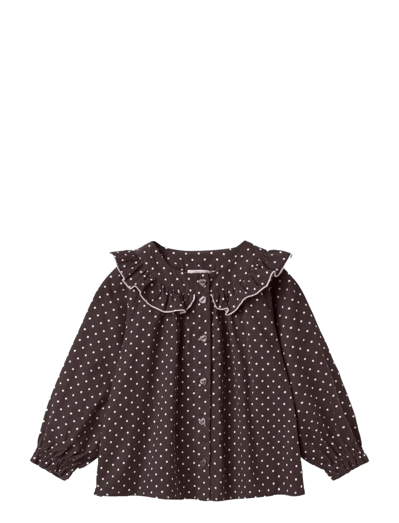 Fliink DOLLY DOT BLOUSE - Uus - COFFEE BEAN DOT / brown