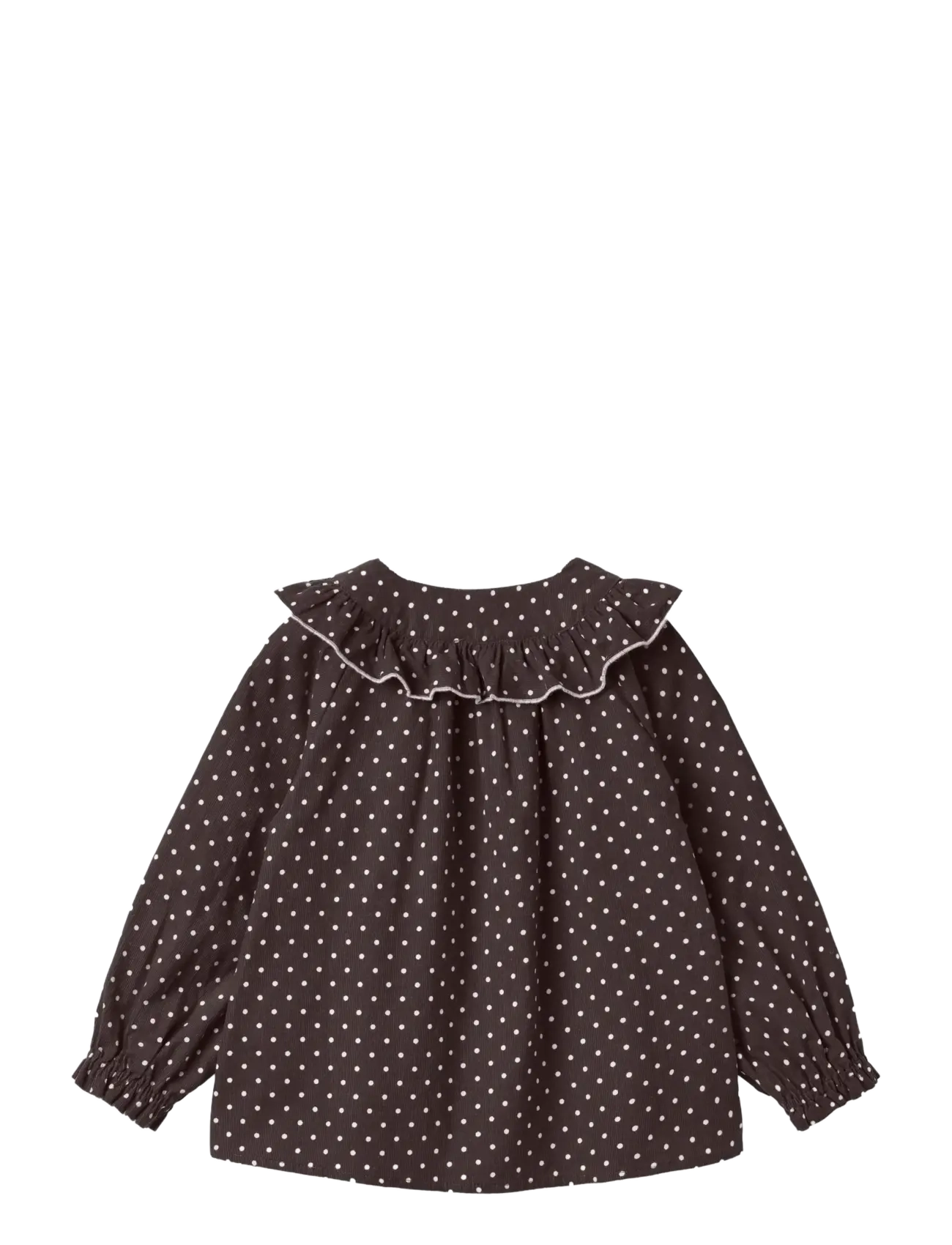 Fliink - DOLLY DOT BLOUSE - pluusid ja tuunikad - coffee bean dot - 2