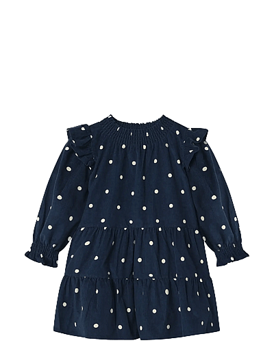 Fliink DOLLY DOT DRESS - Långärmade babyklänningar - BLUE / navy