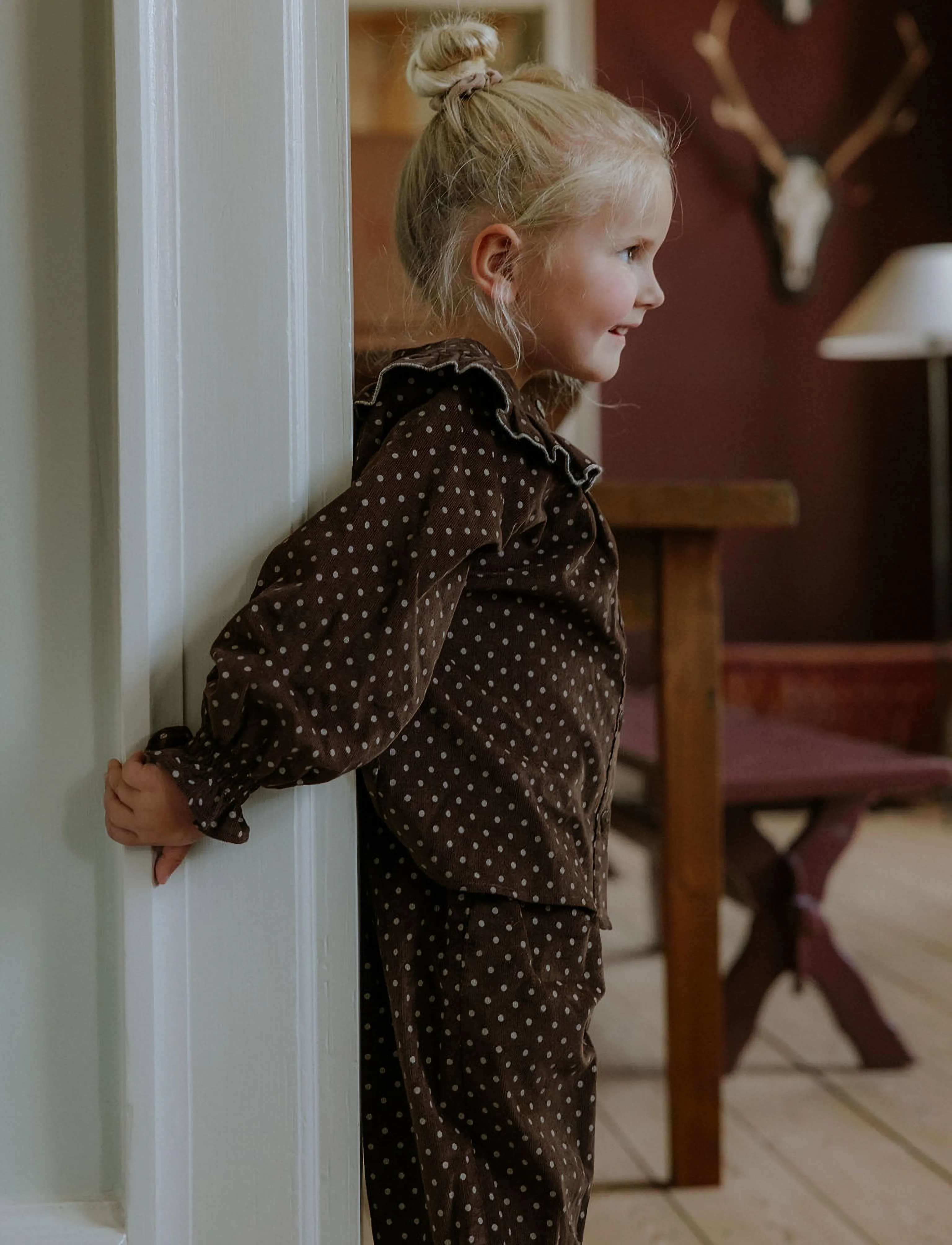 Fliink - DOLLY DOT PANT - beebipüksid - coffee bean dot - 0