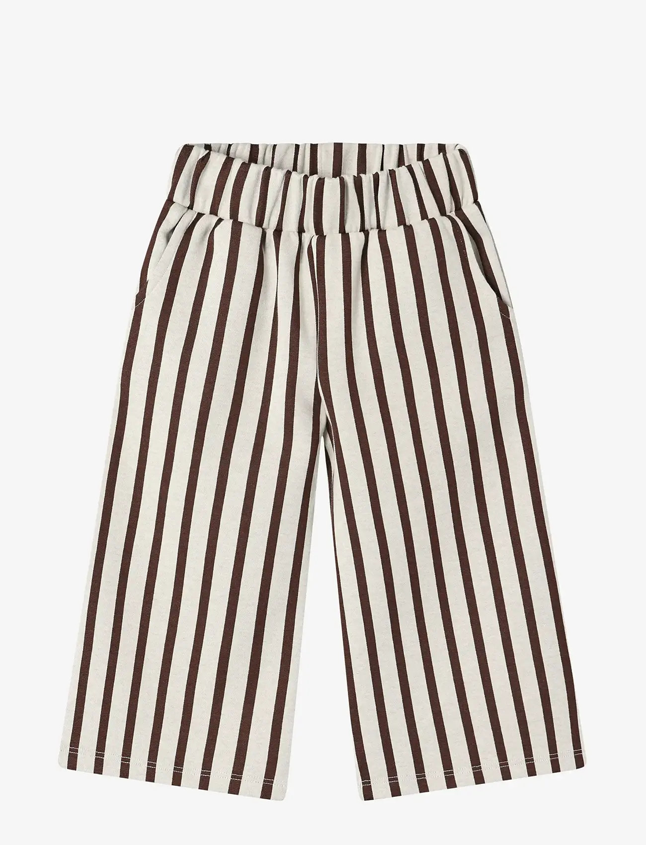 Fliink - ELLY PANT - herbstliche kleidung - sandshell stripe - 0