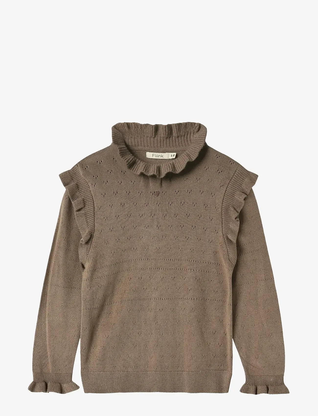 Fliink - FAME LS BLOUSE - pine bark - 1