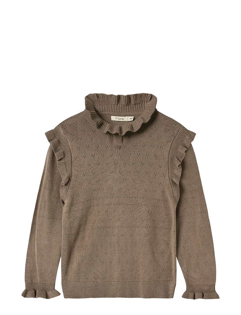 Fliink - FAME LS BLOUSE - bluser & tunikaer - pine bark - 1