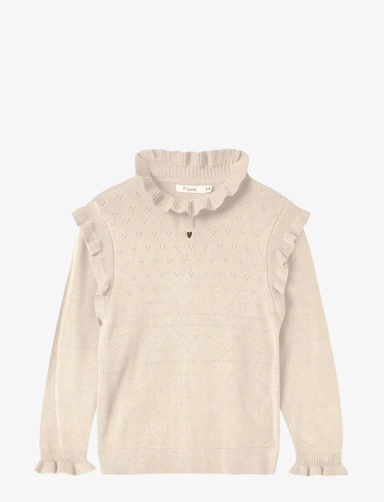 Fliink - FAME LS BLOUSE - madalaimad hinnad - sandshell - 0