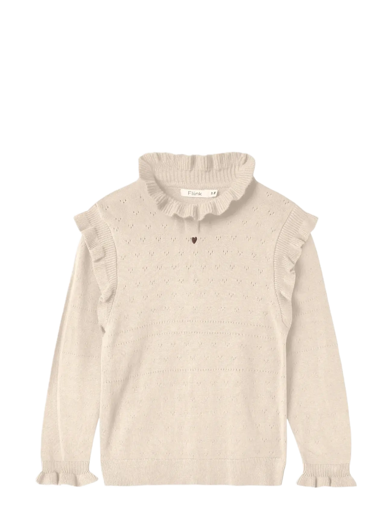 FAME LS BLOUSE - SANDSHELL