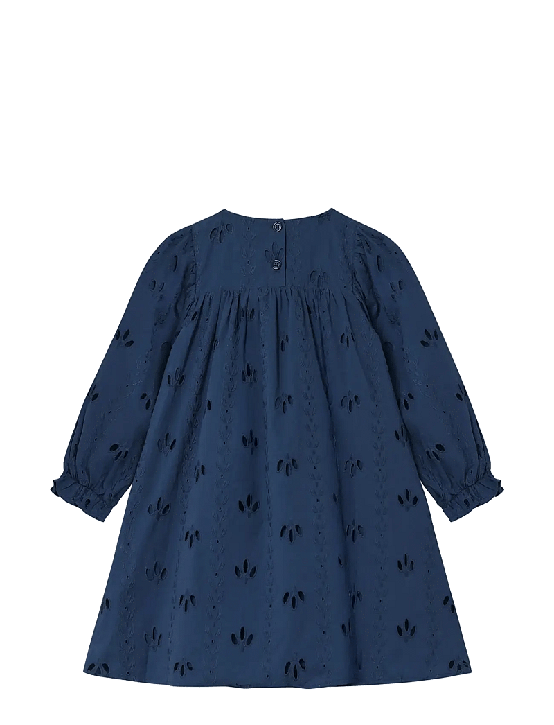 Fliink - CAMMA BOW DRESS - pikkade varrukatega vabaaja kleidid - blue - 2