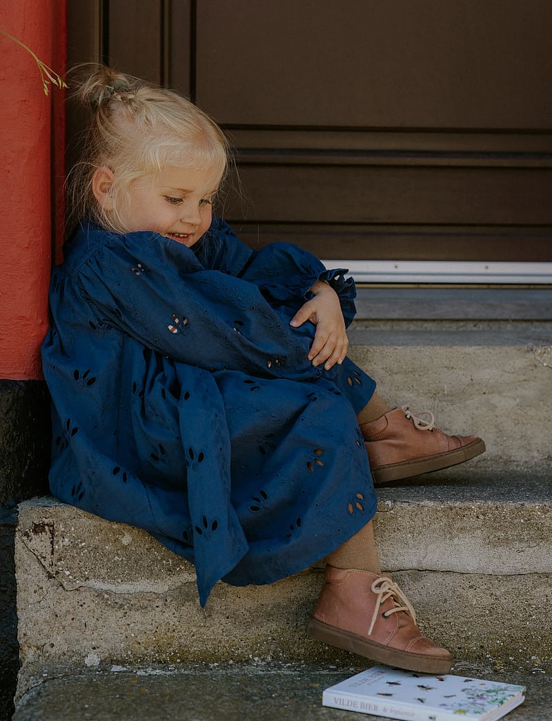 Fliink - CAMMA BOW DRESS - pikkade varrukatega vabaaja kleidid - blue - 3