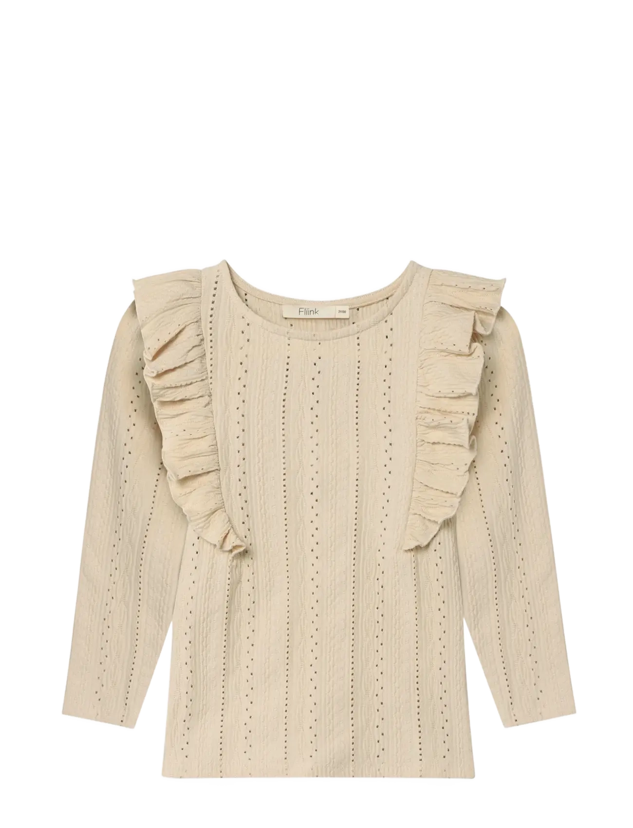 GABBY LS BLOUSE - SANDSHELL
