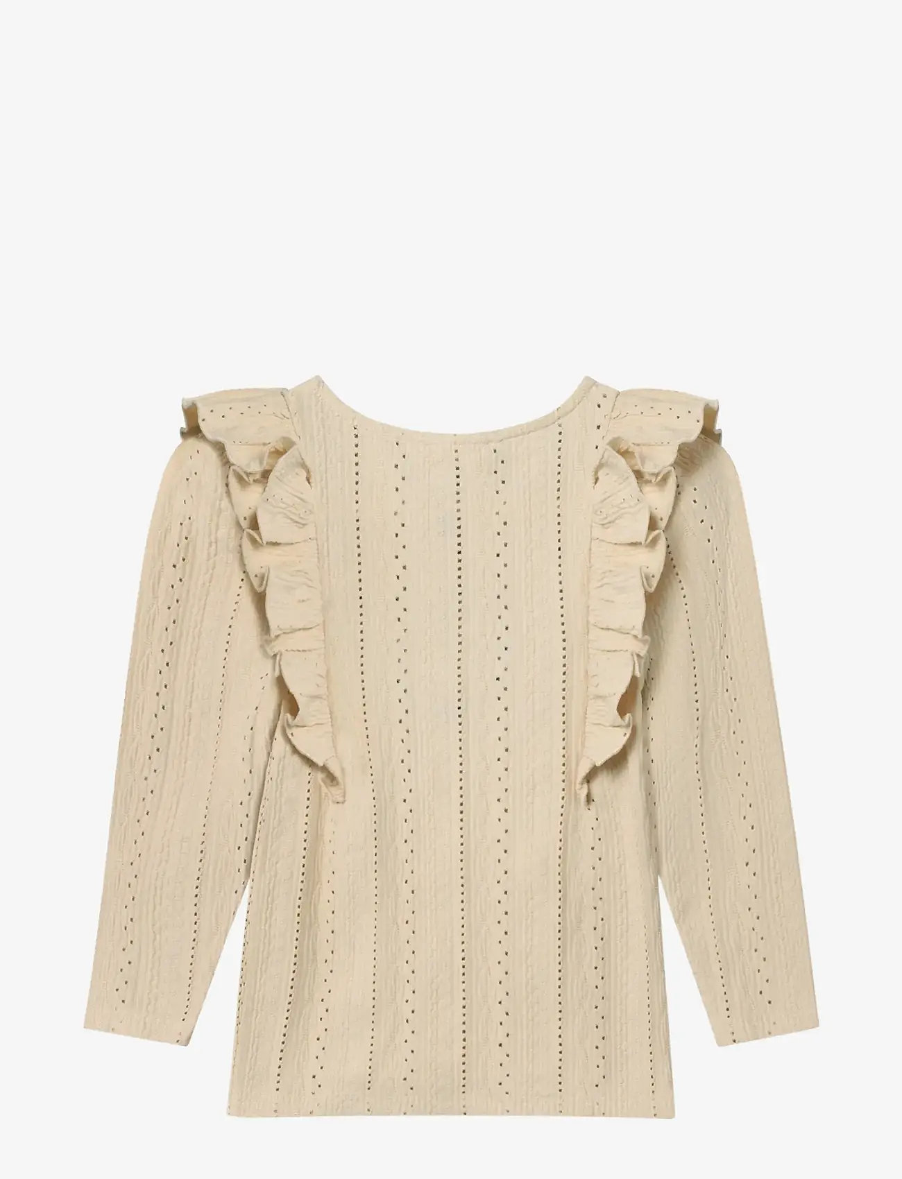 Fliink - GABBY LS BLOUSE - blusen & tuniken - sandshell - 1