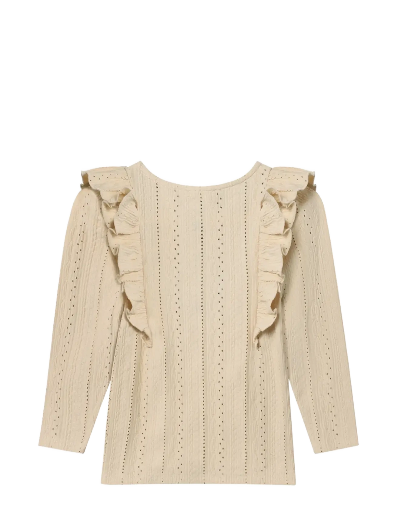 Fliink - GABBY LS BLOUSE - blouses & tunics - sandshell - 1
