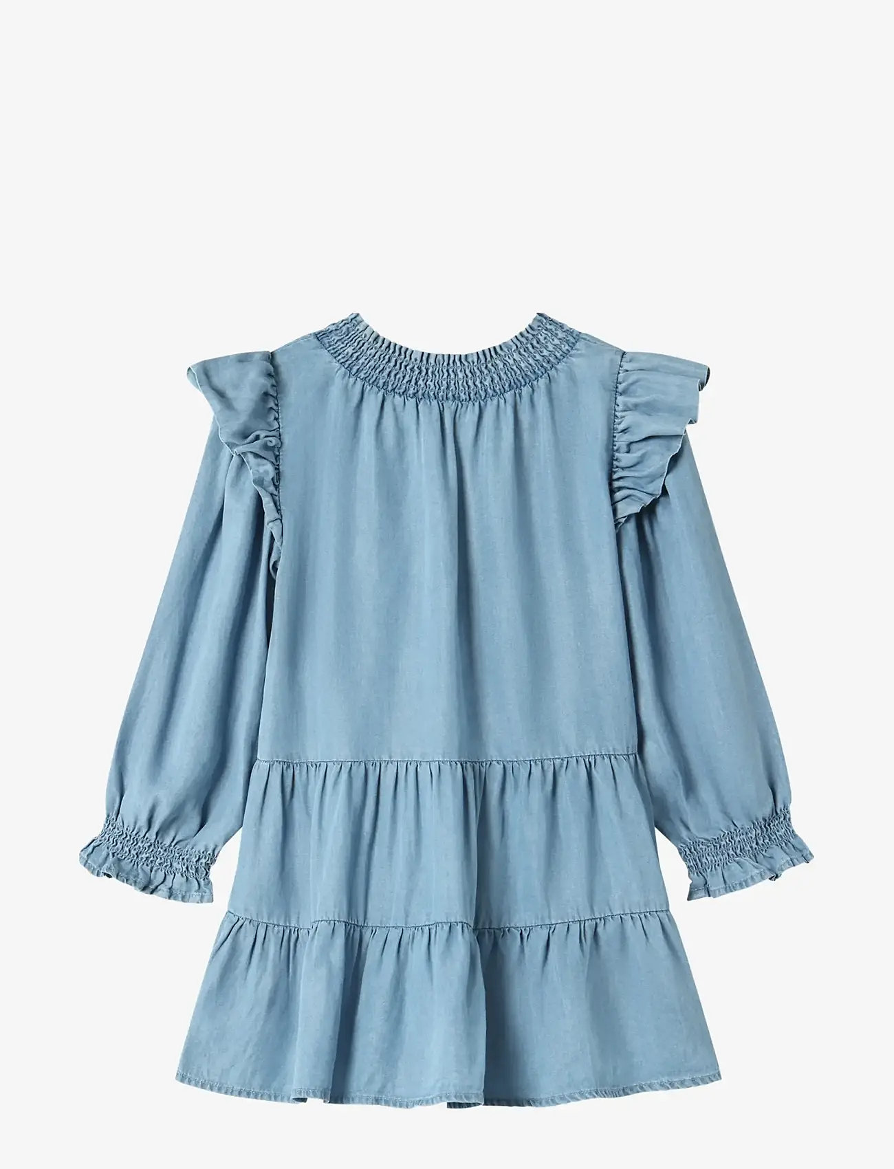 Fliink - HURLUM LS DRESS - langærmede hverdagskjoler - light denim blue - 1