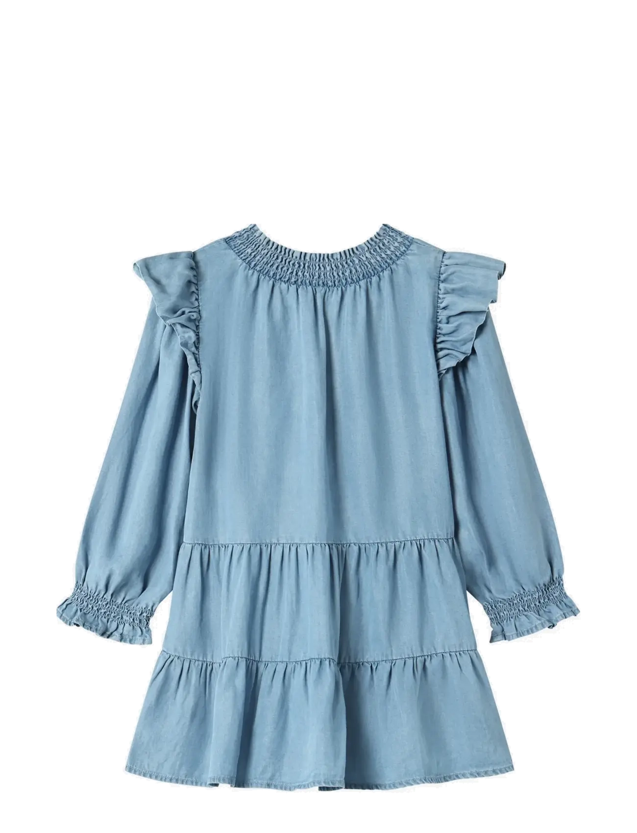 Fliink - HURLUM LS DRESS - babyjurken met lange mouwen - light denim blue - 1