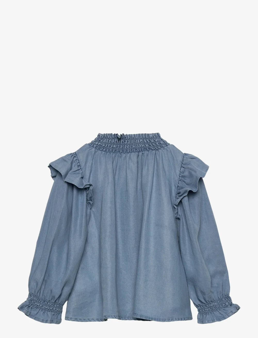 Fliink - HURLUM LS BLOUSE - blusen & tuniken - light denim blue - 1