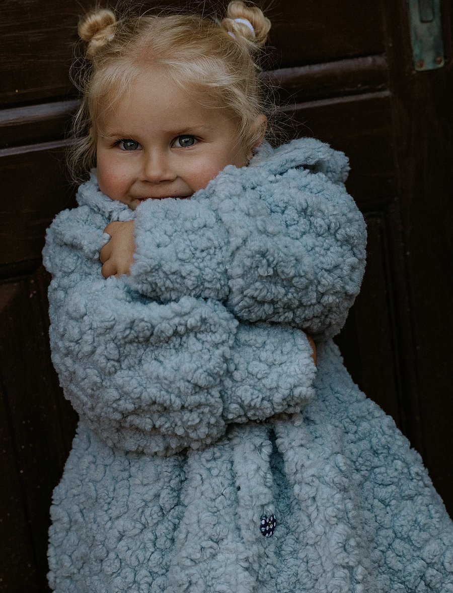 Fliink - JOLLY COAT - faux fur - slate - 0