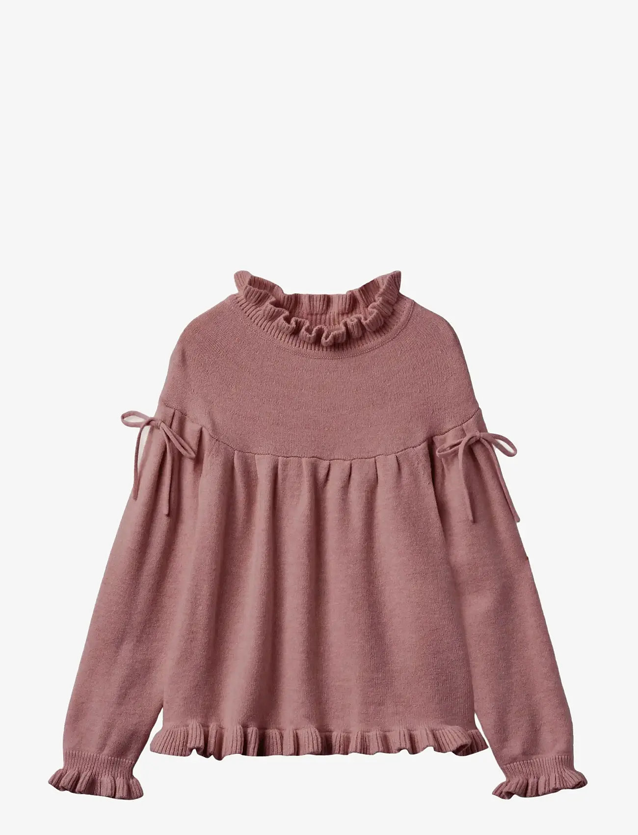Fliink - KINO LS KNIT BLOUSE - bluser & tunikaer - ash rose - 1