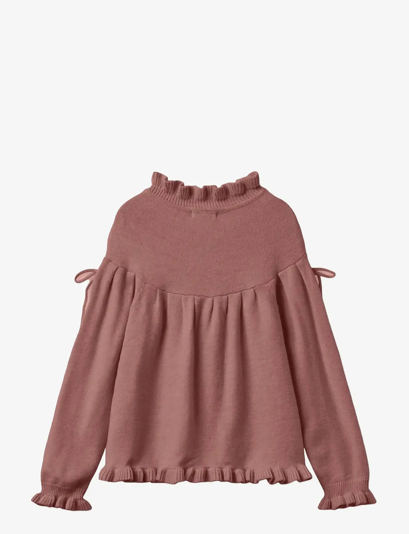 Fliink - KINO LS KNIT BLOUSE - bluser & tunikaer - ash rose - 2