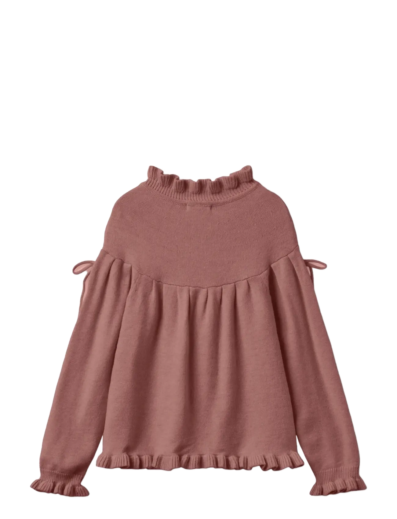 Fliink - KINO LS KNIT BLOUSE - ash rose - 2