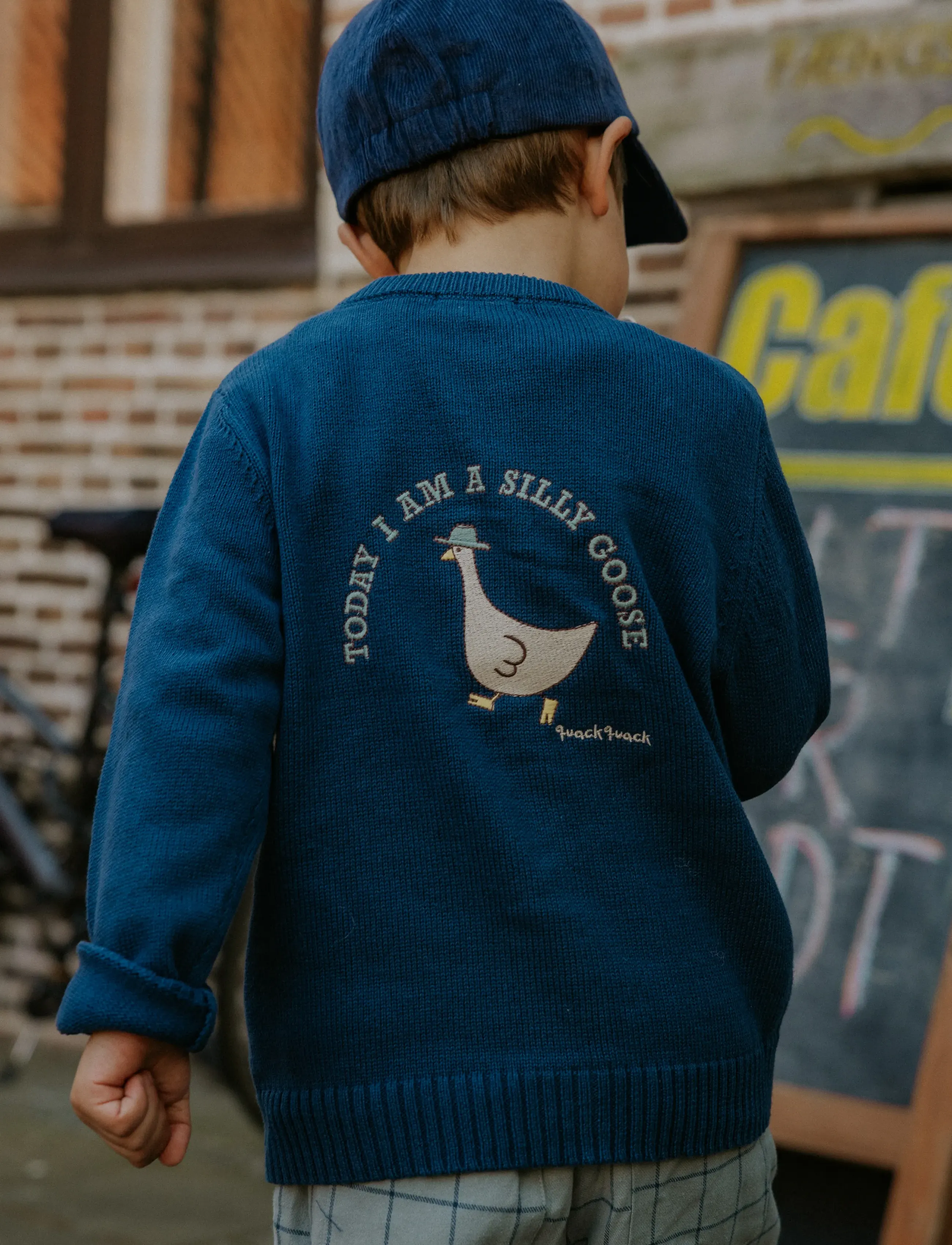 Fliink MAHDI KNIT CARDIGAN - Cardigans - INSIGNIA BLUE / navy