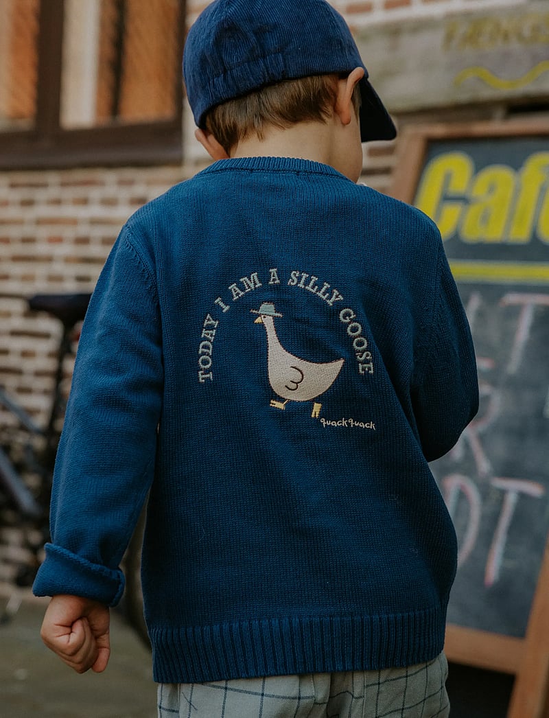 Fliink - MAHDI KNIT CARDIGAN - cardigans - insignia blue - 0