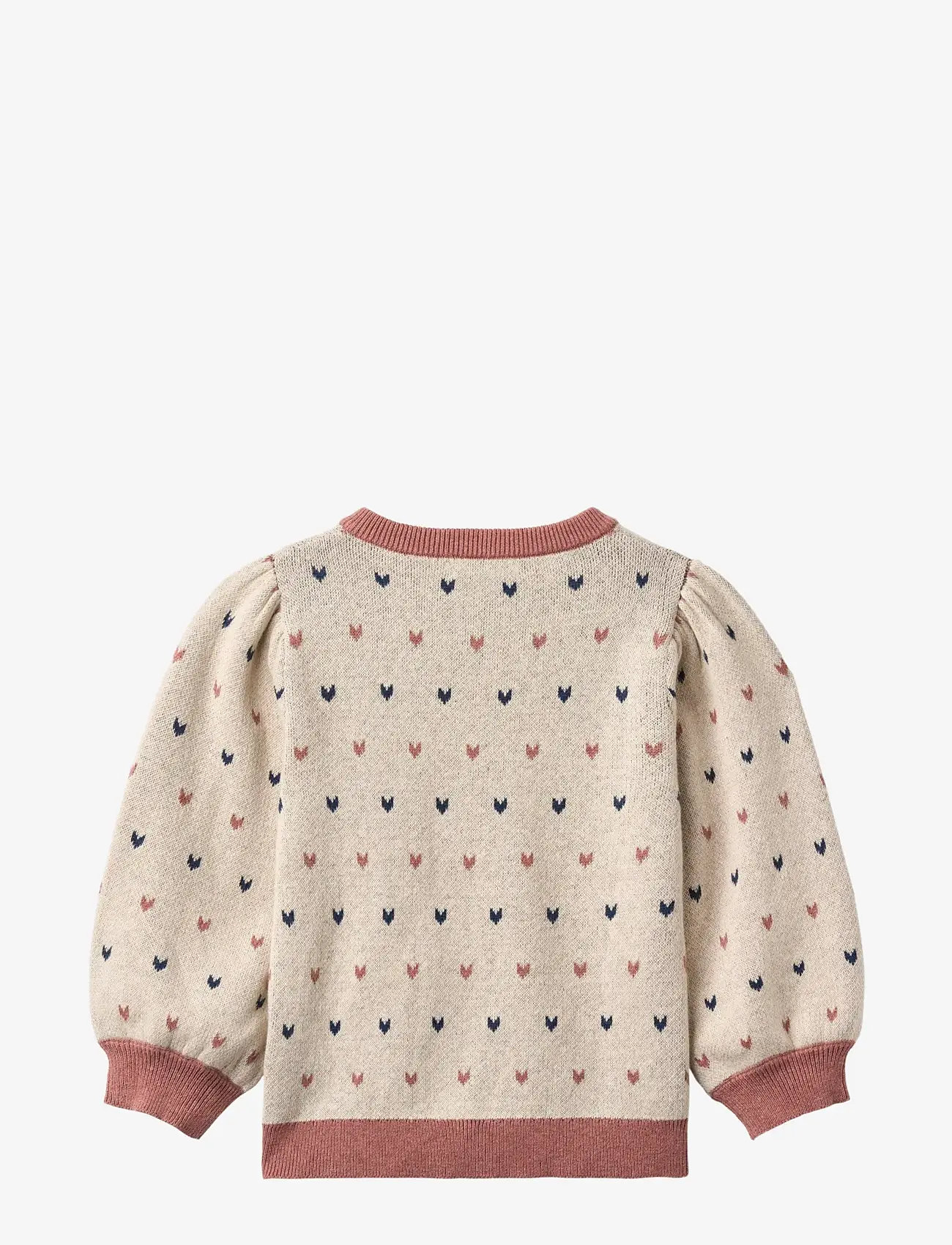 Fliink - NOVA MULTI HEART CARDIGAN - kardiganid - sandshell - 1