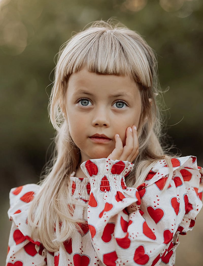 Fliink - WINTER HEART DRESS - langärmelige babykleider - cream - 3