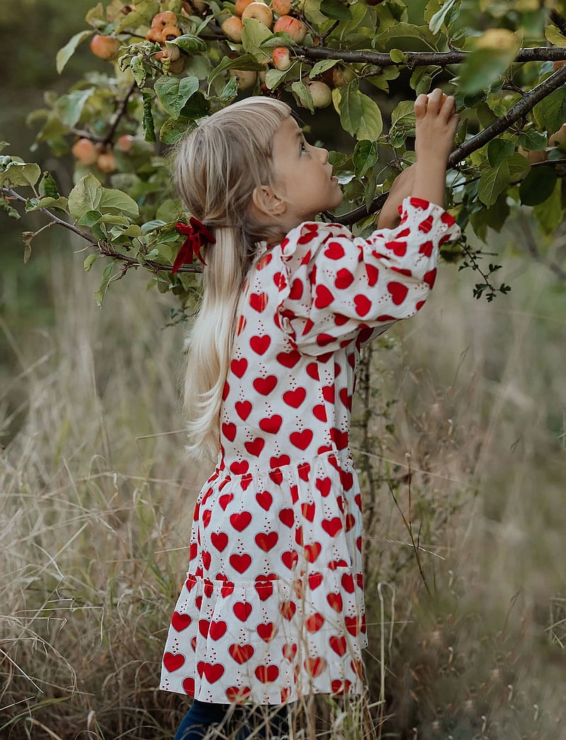 Fliink - WINTER HEART DRESS - langärmelige babykleider - cream - 4
