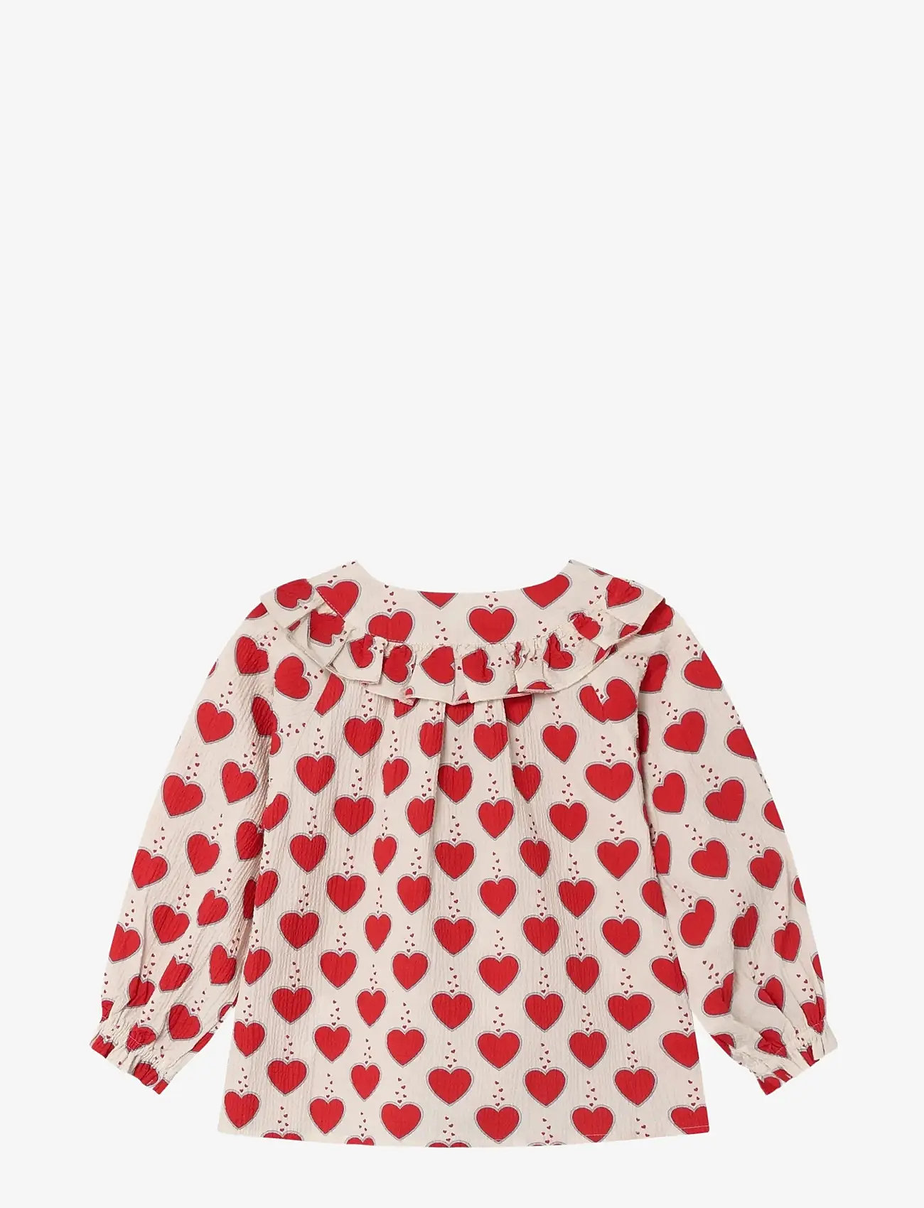 Fliink - WINTER HEART BLOUSE - blusar & tunikor - sandshell aop - 1