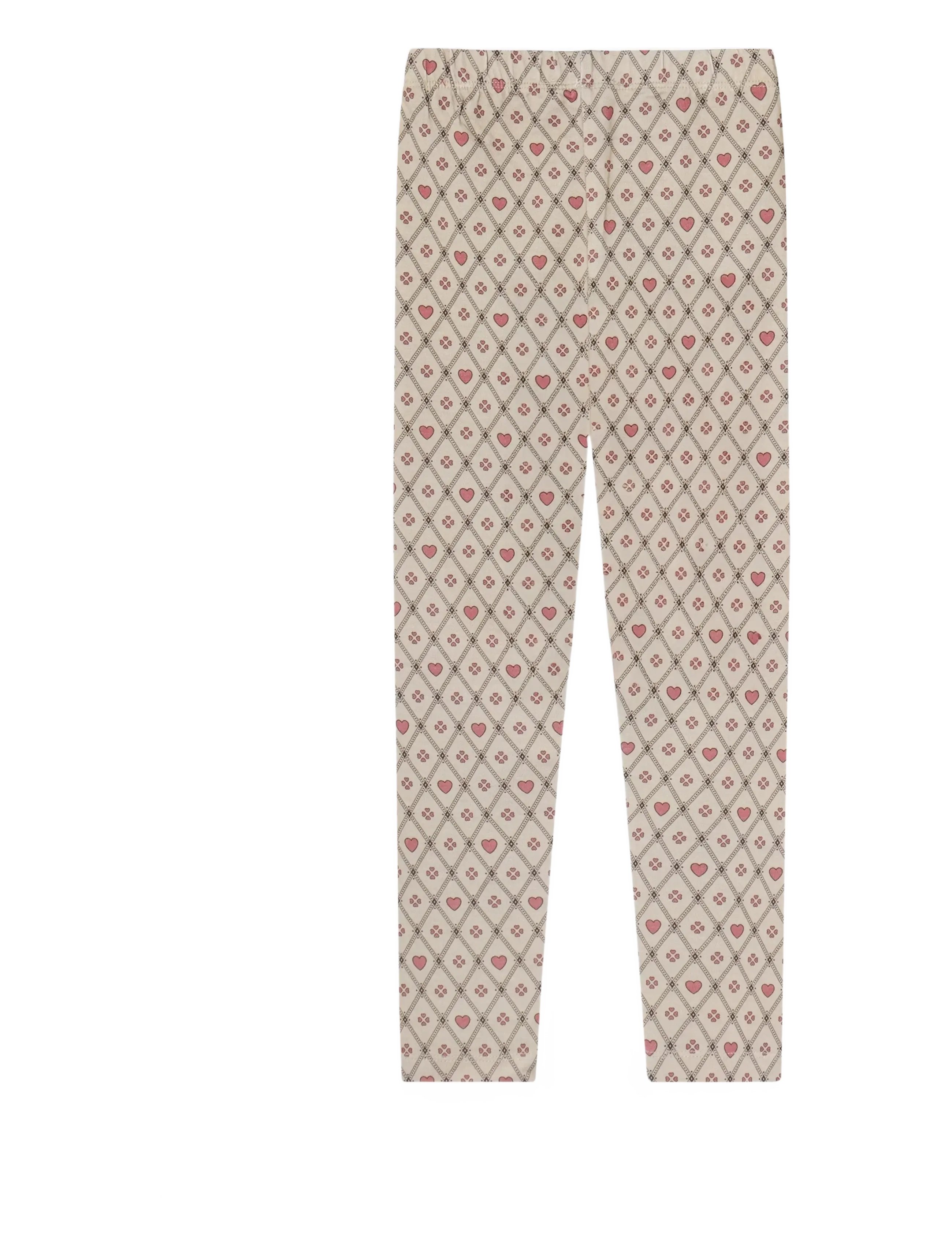 Fliink - KELLY HEART LEGGIN - leggings - sandshell heart aop - 1