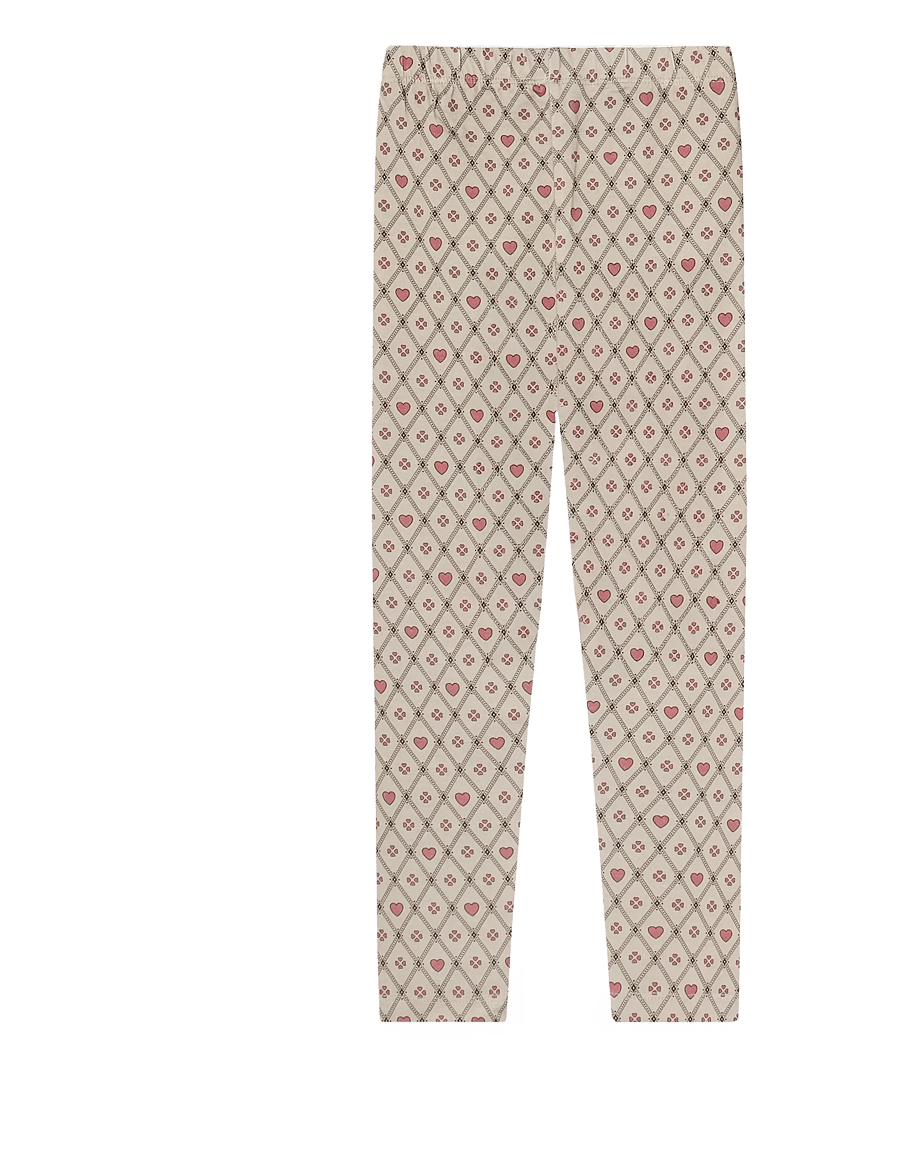 Fliink - KELLY HEART LEGGIN - retuusid - sandshell heart aop - 1
