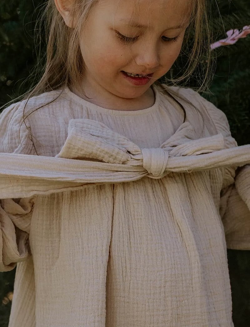 Fliink - PACO BOW LS BLOUSE - bluser & tunikaer - sandshell - 3