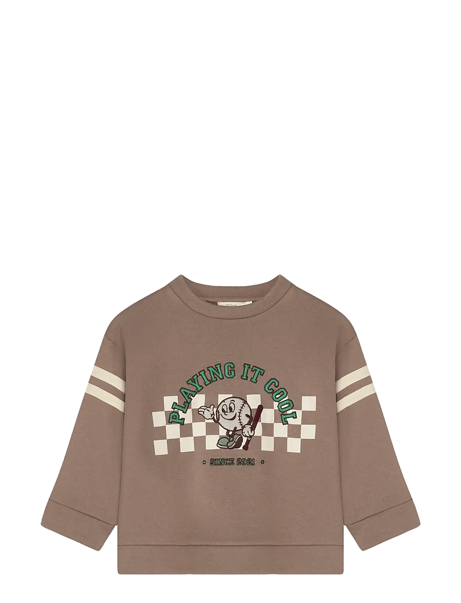 Fliink - ALVIN COOL SWEATSHIRT - sweatshirts - brown - 1