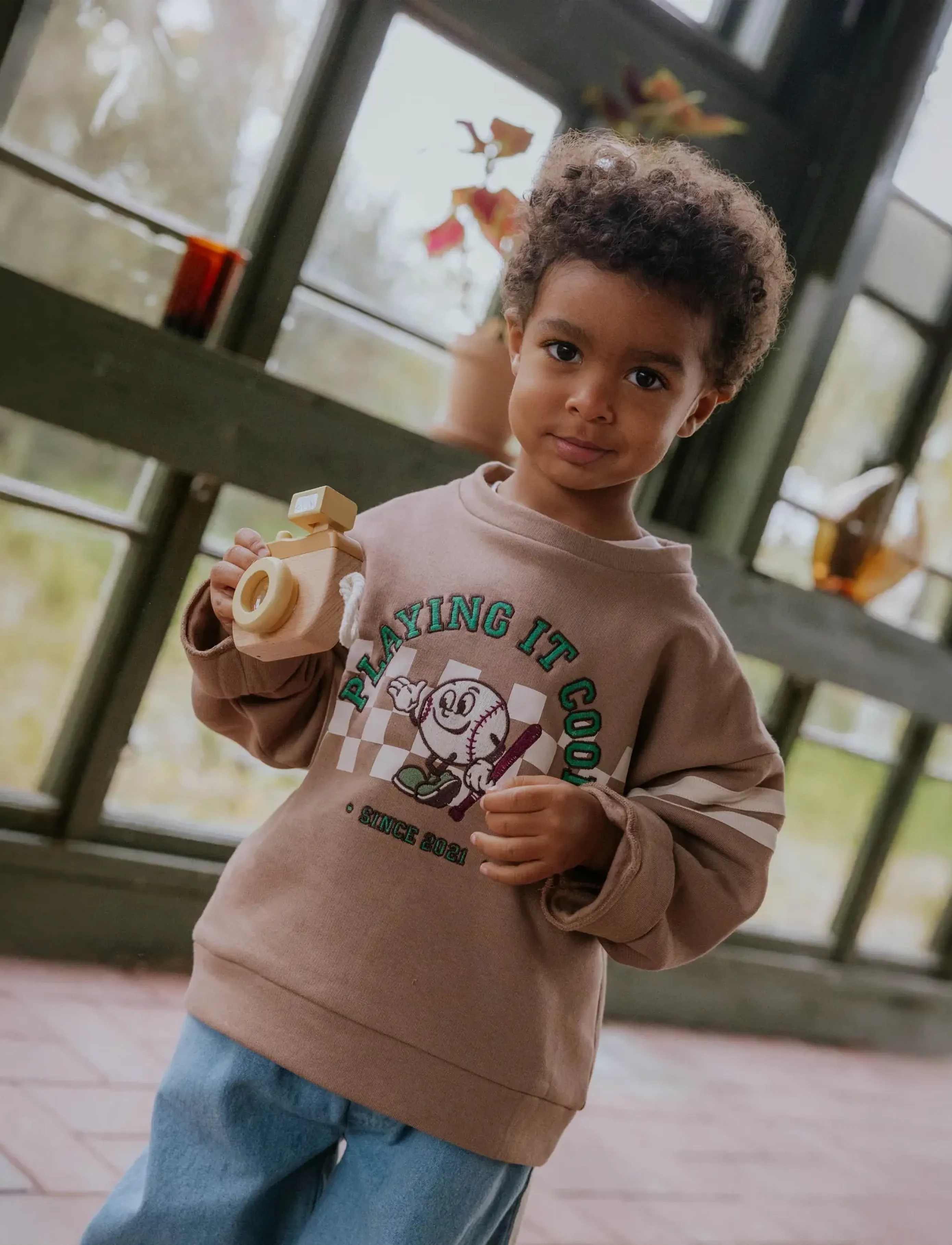 Fliink - ALVIN COOL SWEATSHIRT - sweatshirts - brown - 4