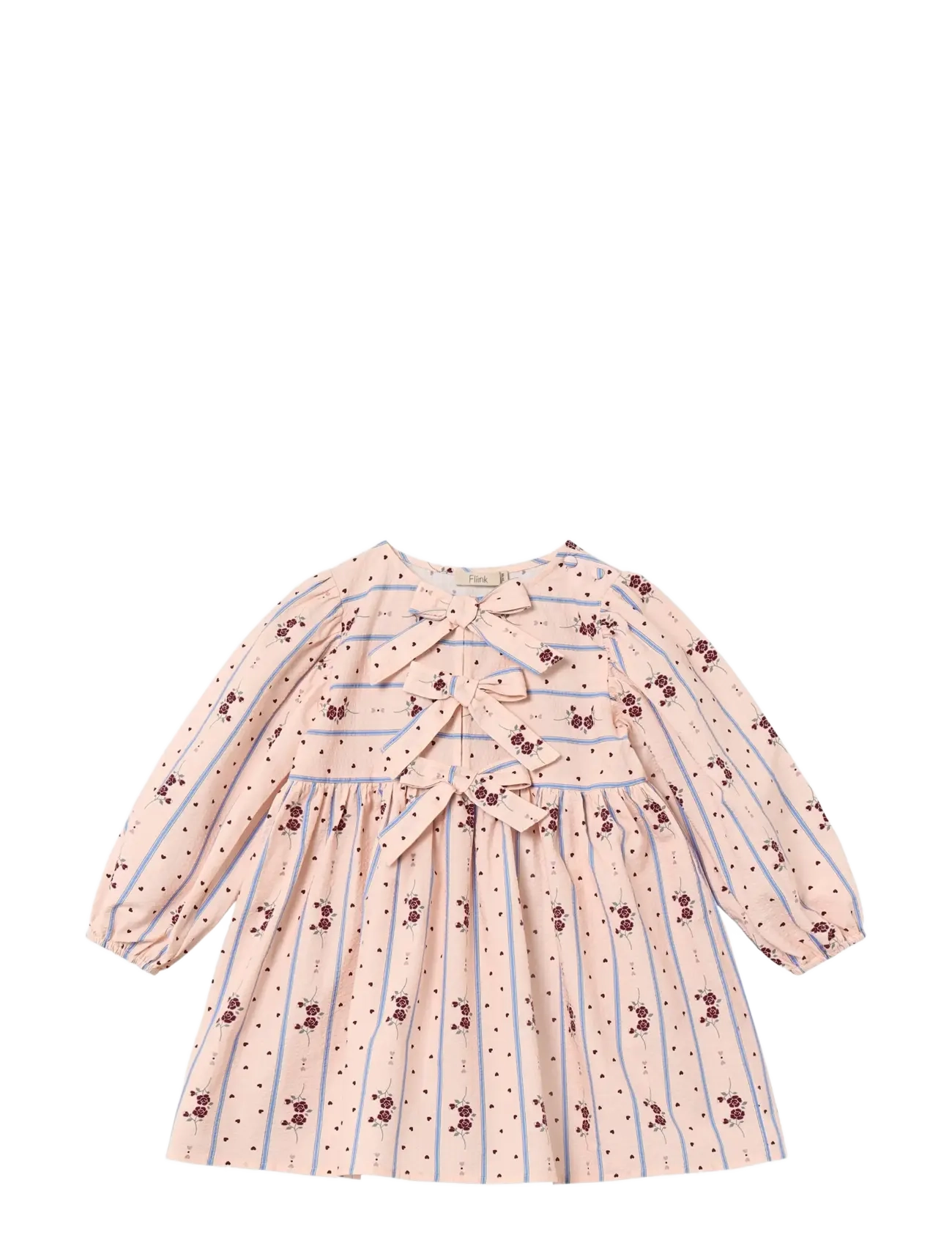 Fliink COLOMBE LS DRESS - Långärmade babyklänningar - PINK / pink/rose