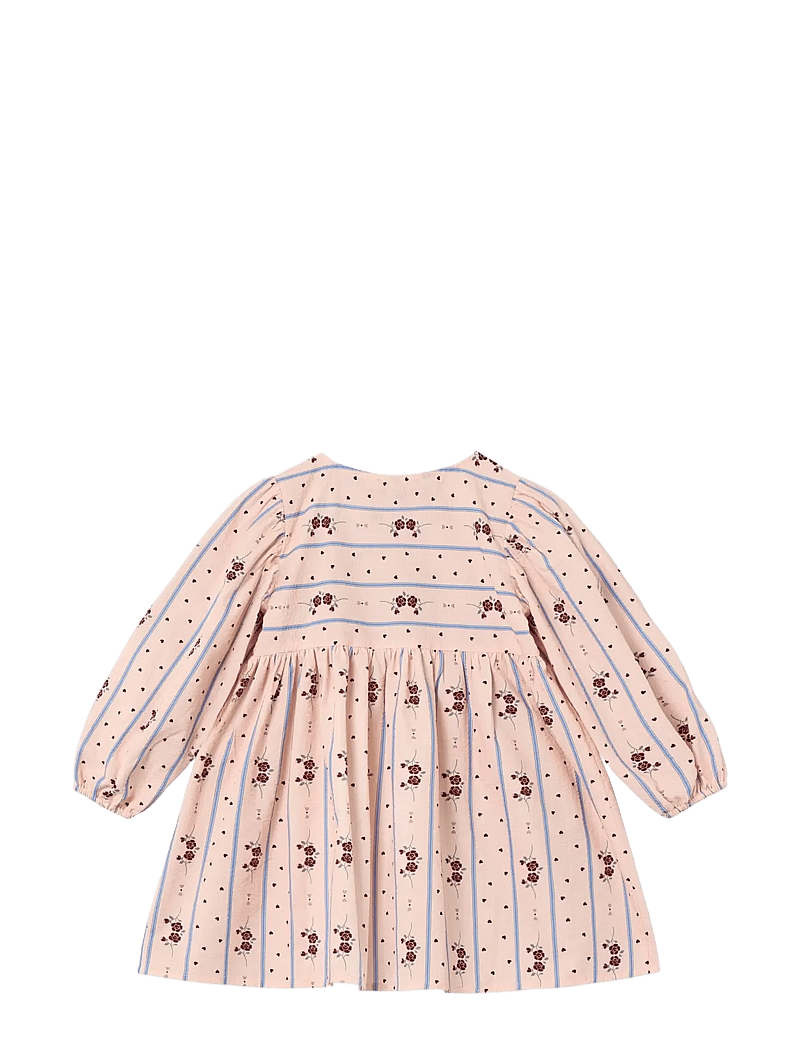 Fliink - COLOMBE LS DRESS - langærmede babykjoler - pink - 2