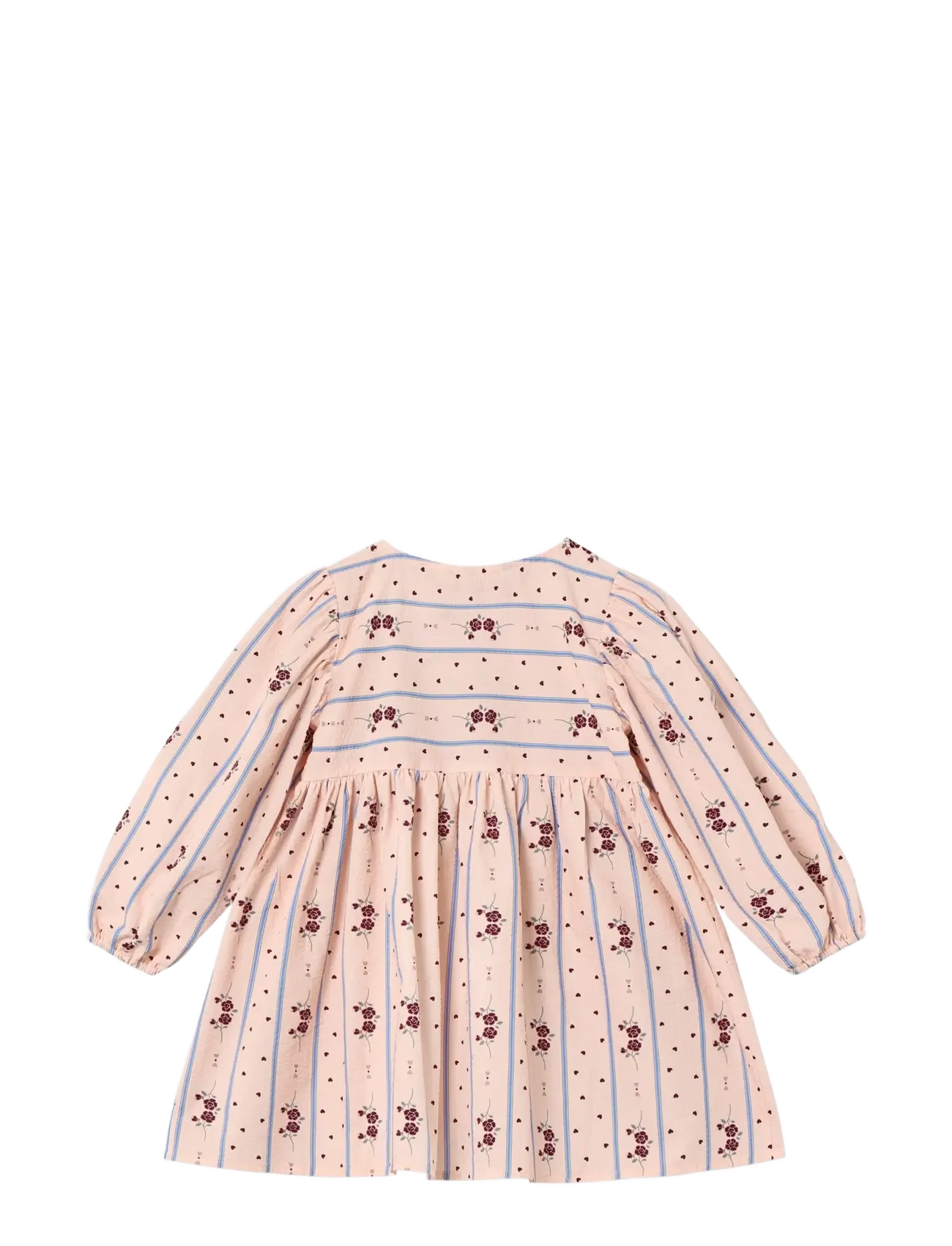 Fliink - COLOMBE LS DRESS - long-sleeved baby dresses - pink - 2