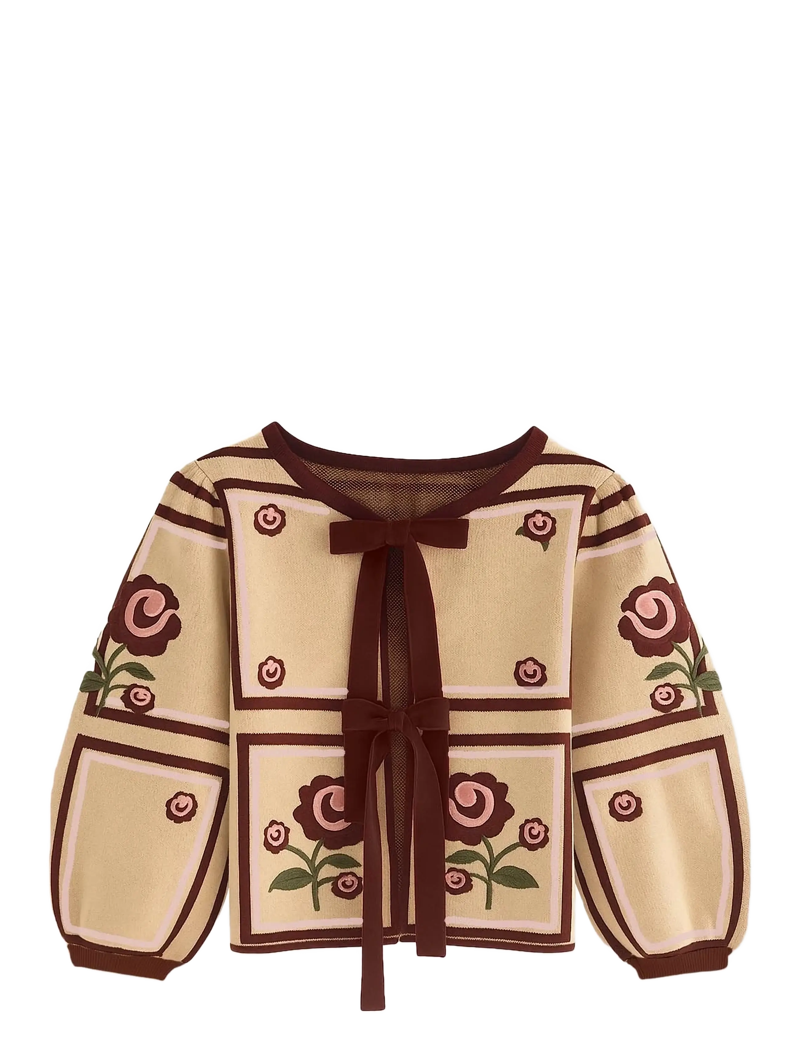 FLIINK Charlotte 2/4 Cardigan Beige - 95 - Kinder