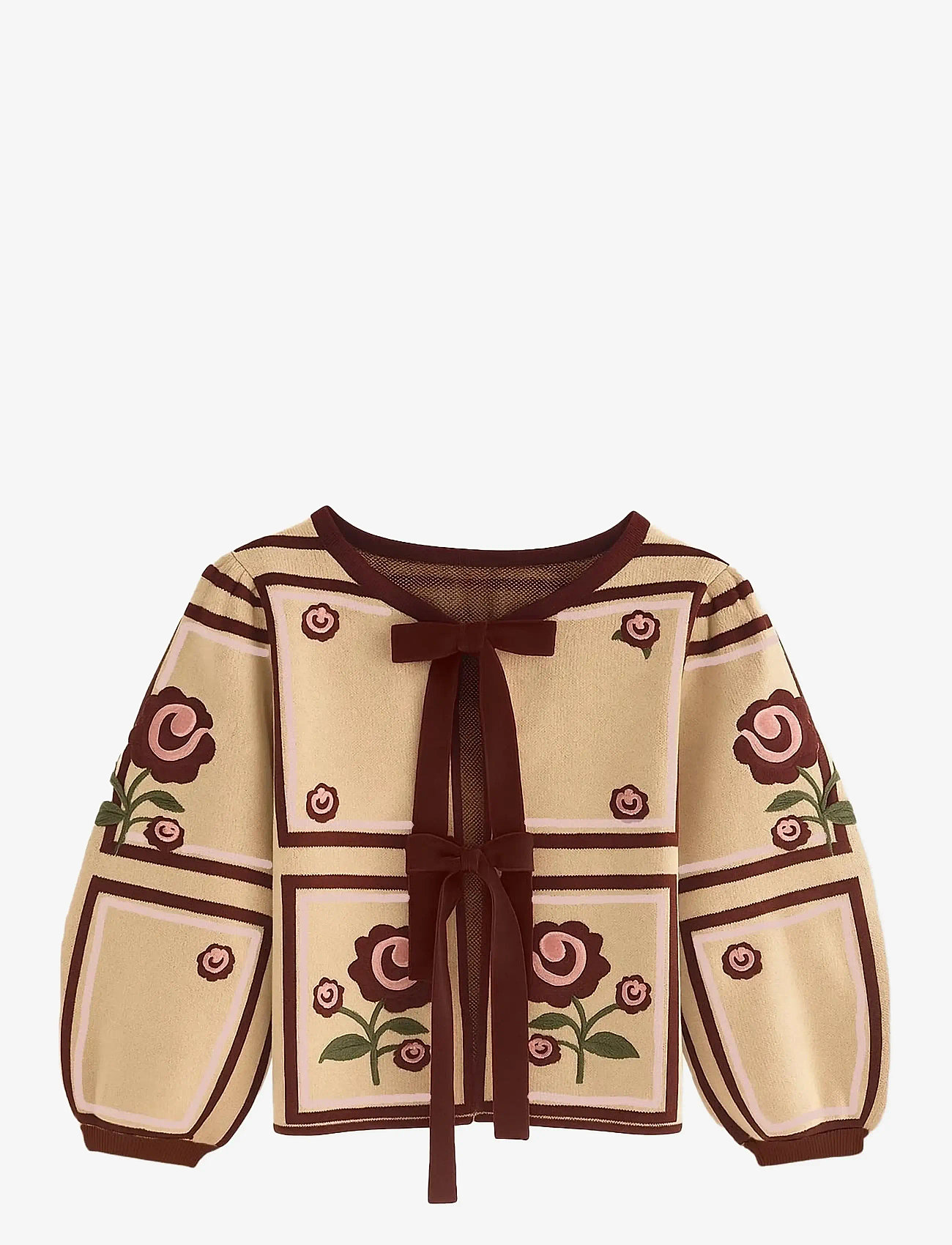 Fliink - CHARLOTTE 2/4 CARDIGAN - cardigans - cream - 1