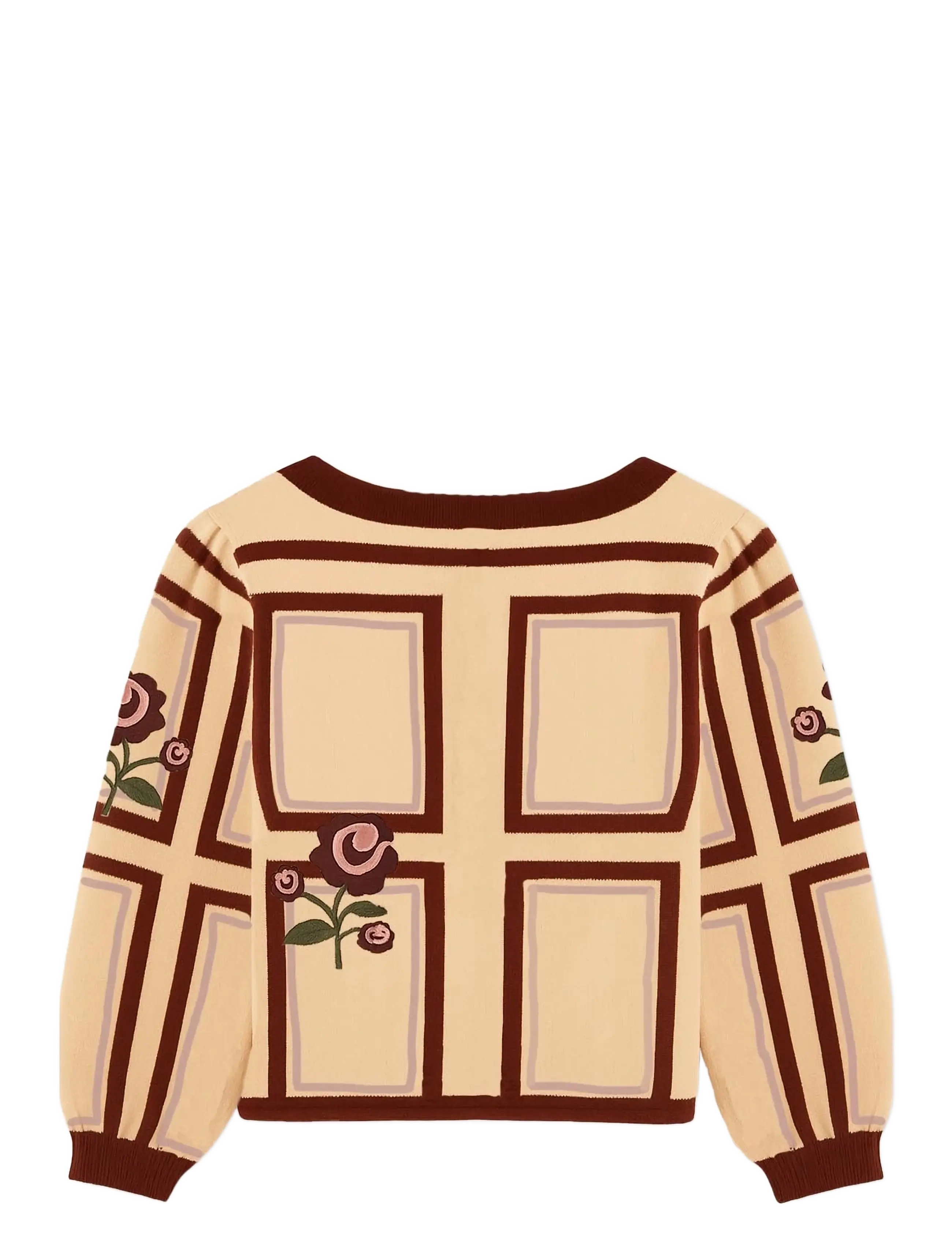 Fliink - CHARLOTTE 2/4 CARDIGAN - cardigans - cream - 2