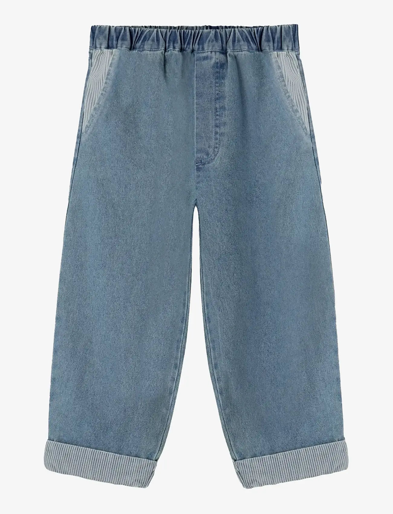 Fliink - DON CONTRAST PANT - alt laienevad teksad - blue - 0