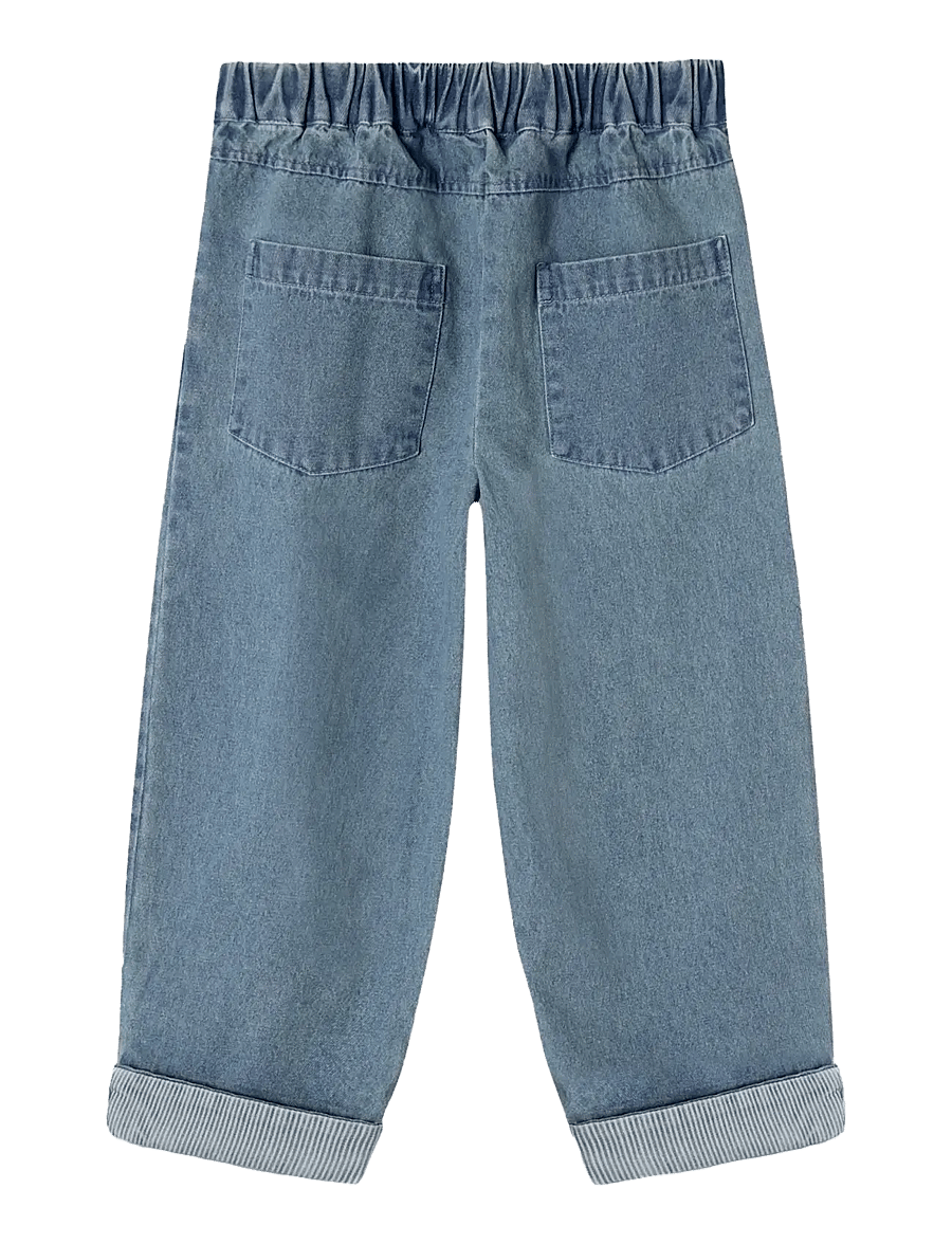 Fliink - DON CONTRAST PANT - loose jeans - blue - 1