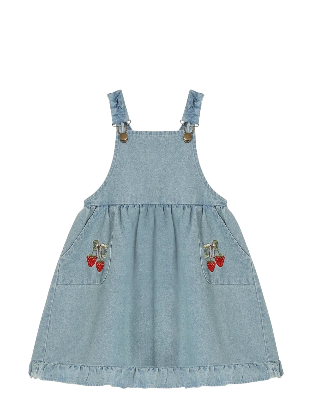Fliink DON EMBR SPENCERDRESS - Frugtprint - BLUE / blue
