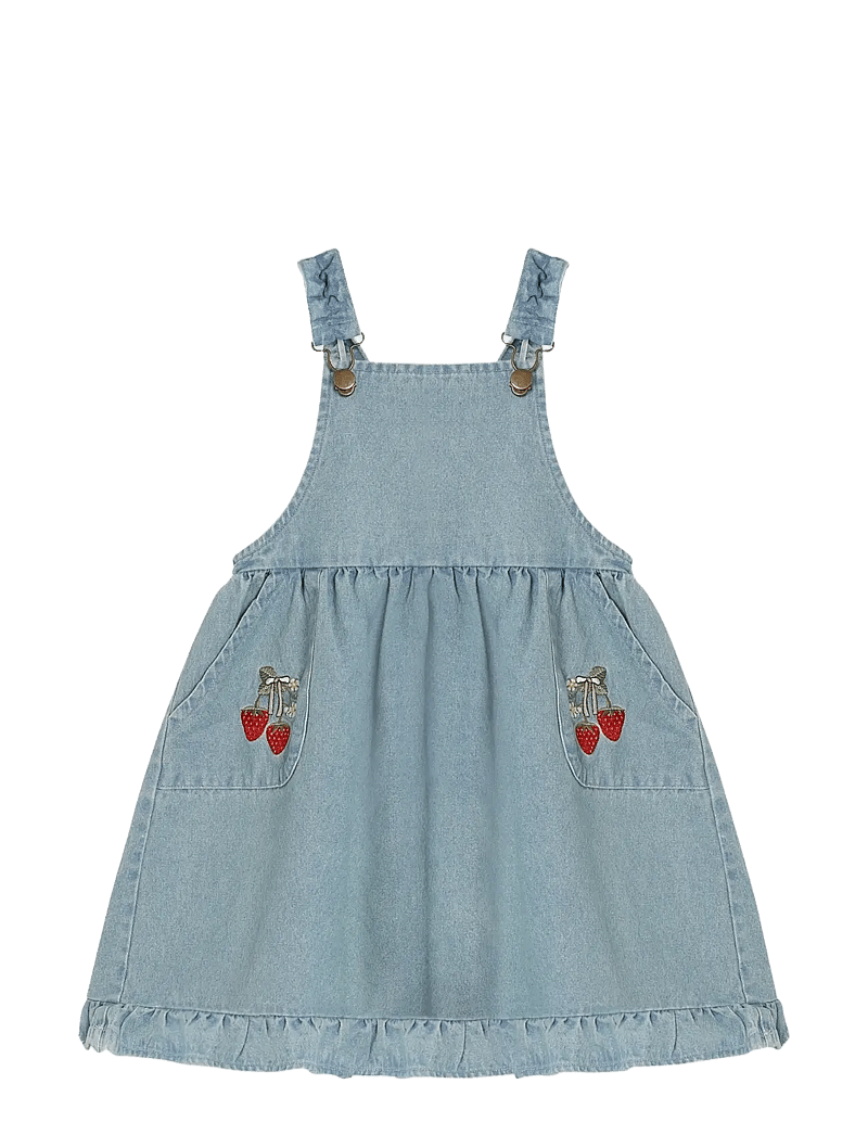Fliink - DON EMBR SPENCERDRESS - sleeveless casual dresses - blue - 1